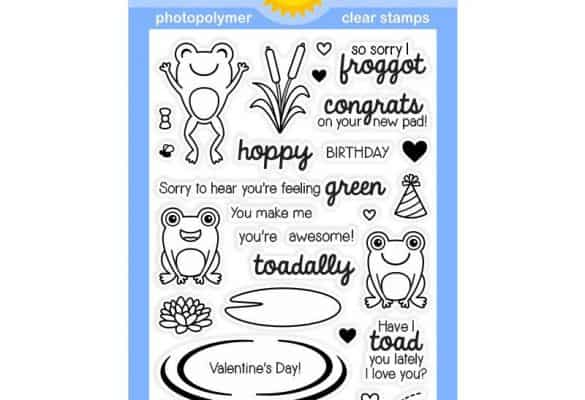 תמונה של חותמת שקופה צפרדע